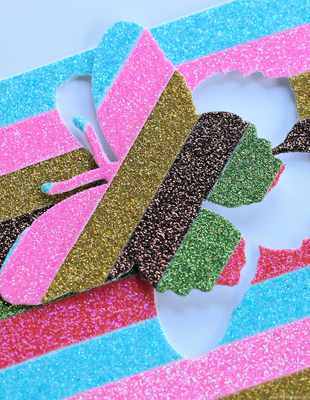 Glitter Tape Cherish Butterfly Cut