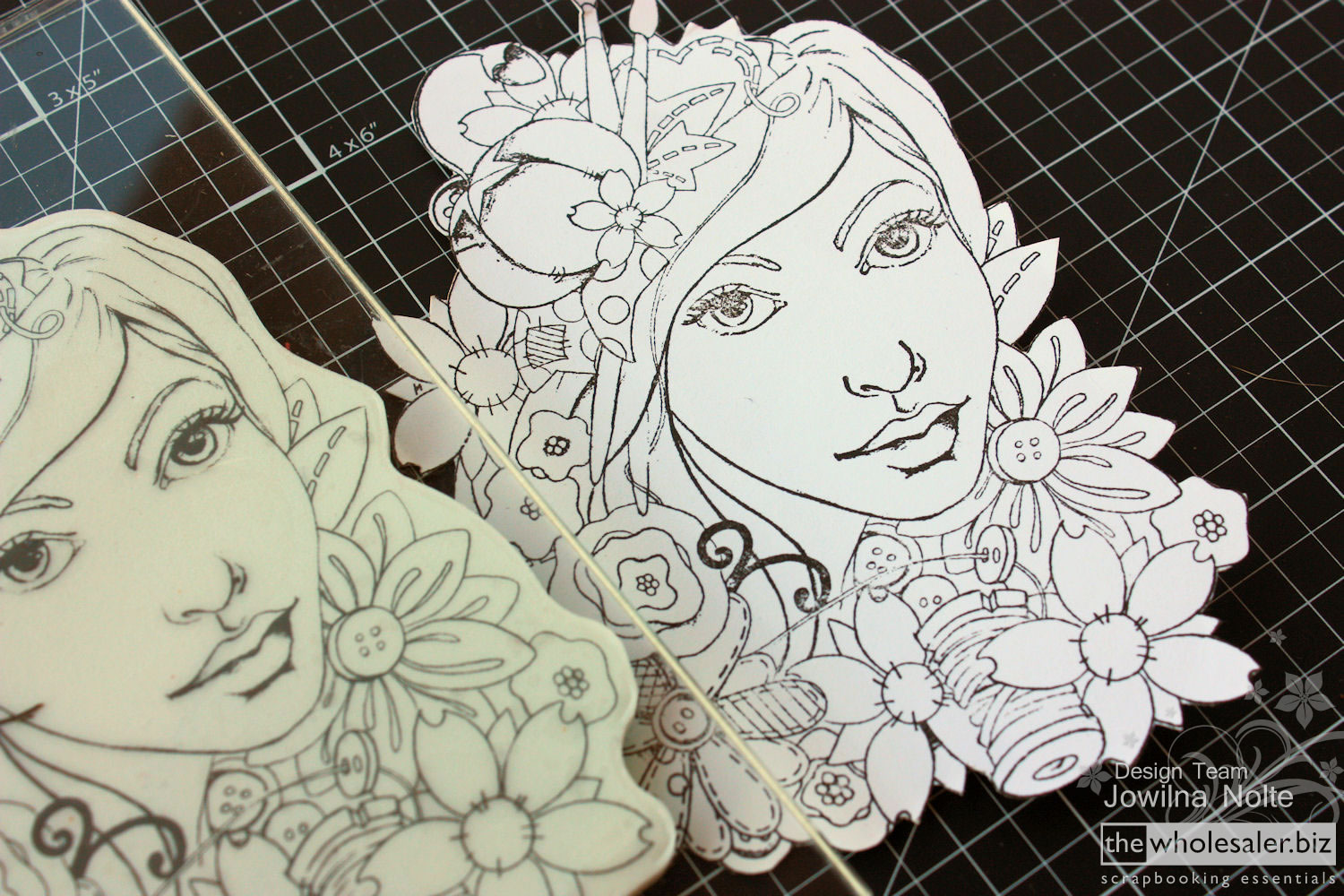 Prima Stamping Tutorial - step 2