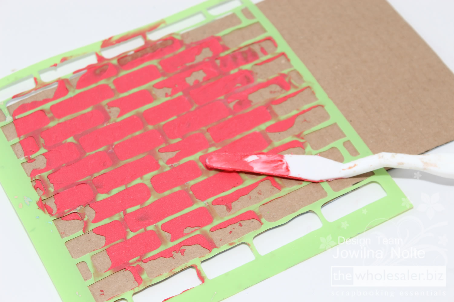 Brick Stencil - Jowilna 101 - Step 3