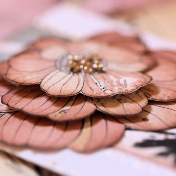 Prima - Rondelle Flower Card Detail