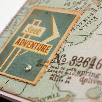 BasicGrey Carte Postale Passport Stamps