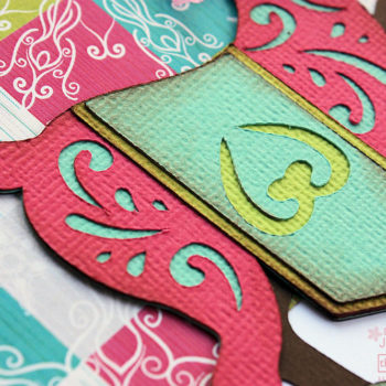 Couture Creations Wrapped in Joy Card 01 Die Cut