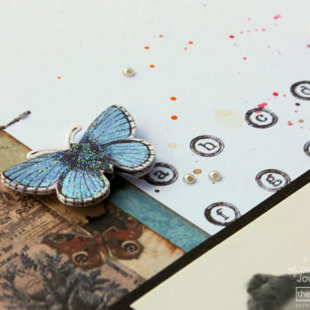 Madame Payraud Love Layout Butterfly Stickers
