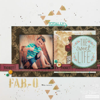 Heidi Swapp Stencils - Totally Fab Layout