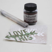 Heidi Swapp Stencils - step 1