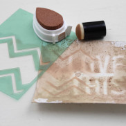 Heidi Swapp Stencils - step 3