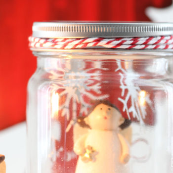 Mason Jar Snow Globe Tutorial - Twine