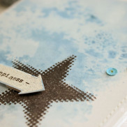 Memento LUXE Ink Technique - Star Stamp