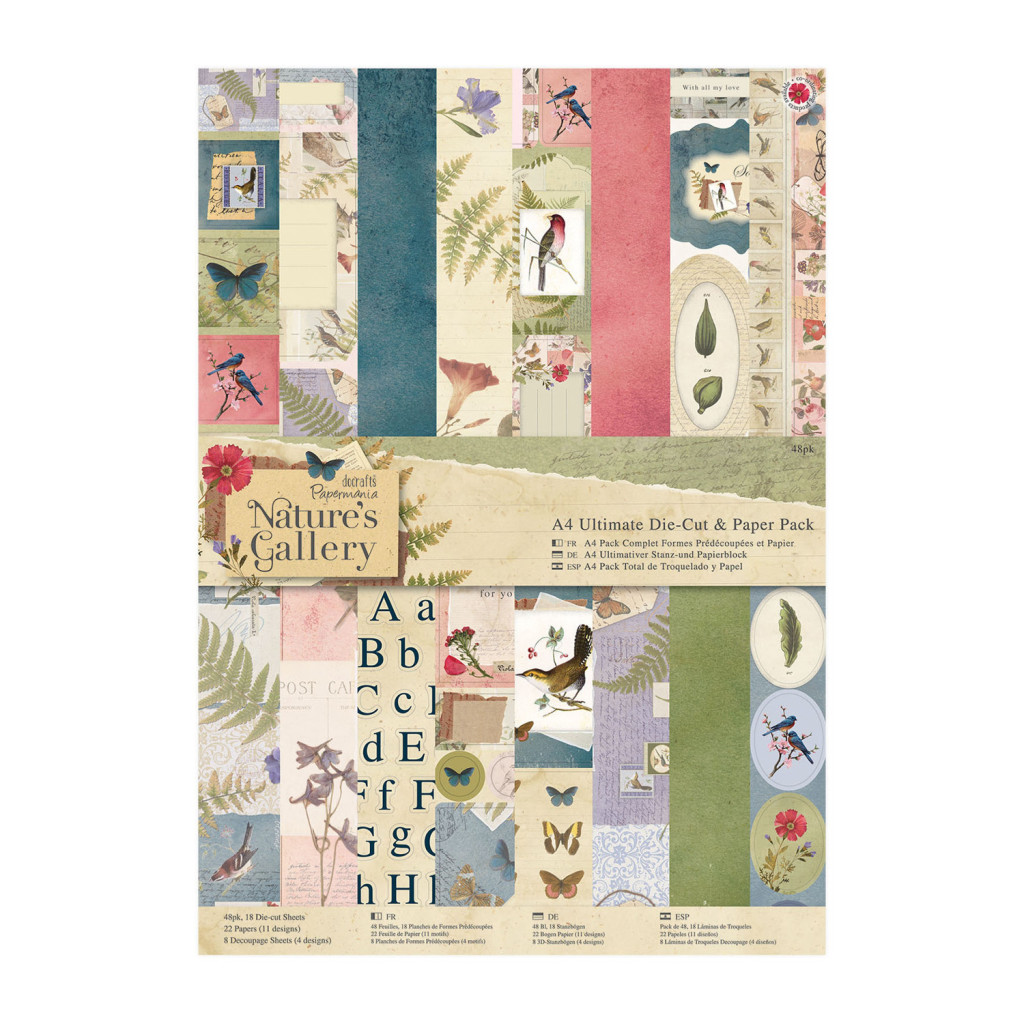 Papermania Scrapbooking Holzformen – 45 Teile, Reisemotiv | Zum Basteln, Bemalen & Verzieren