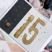 Scrapbooking with Lady Pattern Paper - Project Life
