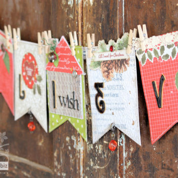DIY Christmas Bunting - Believe in Santa
