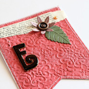 DIY Christmas Bunting - Red Pop