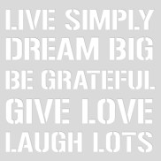 KCDD743 Kaisercraft C6 Cutting Dies - Quote Live Simply