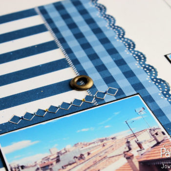 Lady Pattern Paper - Dazzling Blue - Gingham