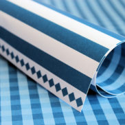 PP0029 - Lady Pattern Paper - Dazzling Blue - Gingham