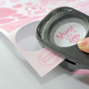 Lady Pattern Paper - Fussy Cut Sheet - Circle Punch