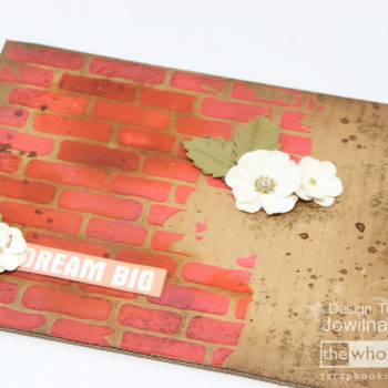 Brick Stencil - Jowilna 101 - Tutorial