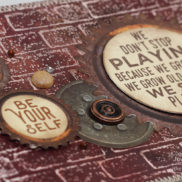 Stamp and Embossing - Be Yourself