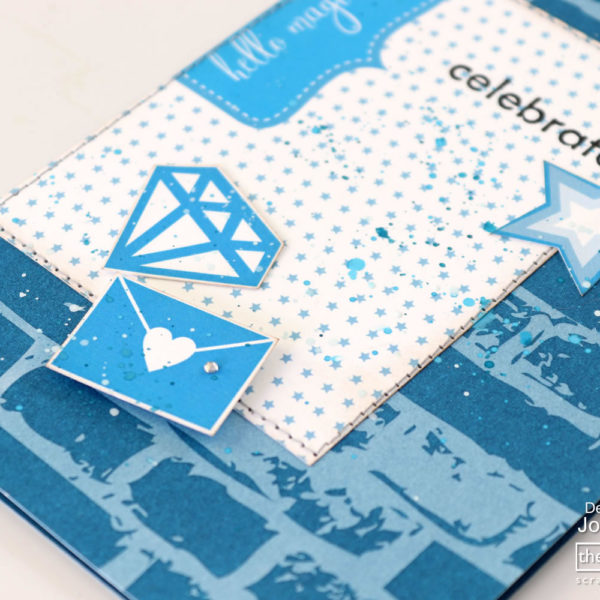 Lady Pattern Paper Dazzling - Sew Quick Cards Diamond