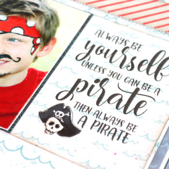 Lady Pattern Paper - Ahoy Boy Layout - Pirate