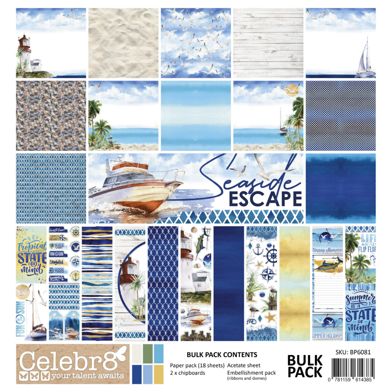 Briarwood Lane Seaside Escape Summer House Flag – Nautical, 28 X 40 Inches, Polyester, H01518
